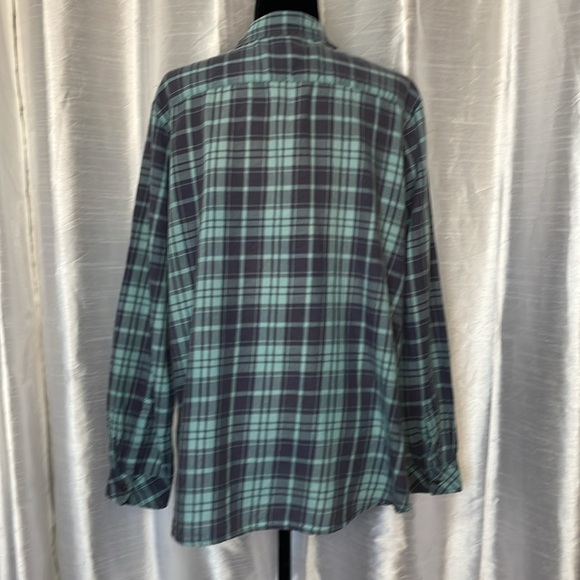 Natural Reflections Women’s Size XXL Blue Plaid Button Up Long Sleeve Shirt - Picture 3 of 8